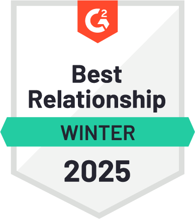 G2 "Best Relationship" Winter 2025